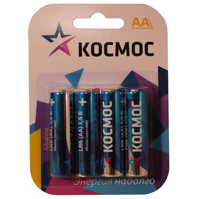 Батарейки Космос KOCLR64BL CLASSIC КОСМОС