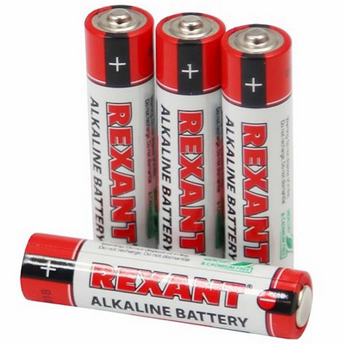 Батарейки 30-1012 Алкалиновая батарейка AAA REXANT