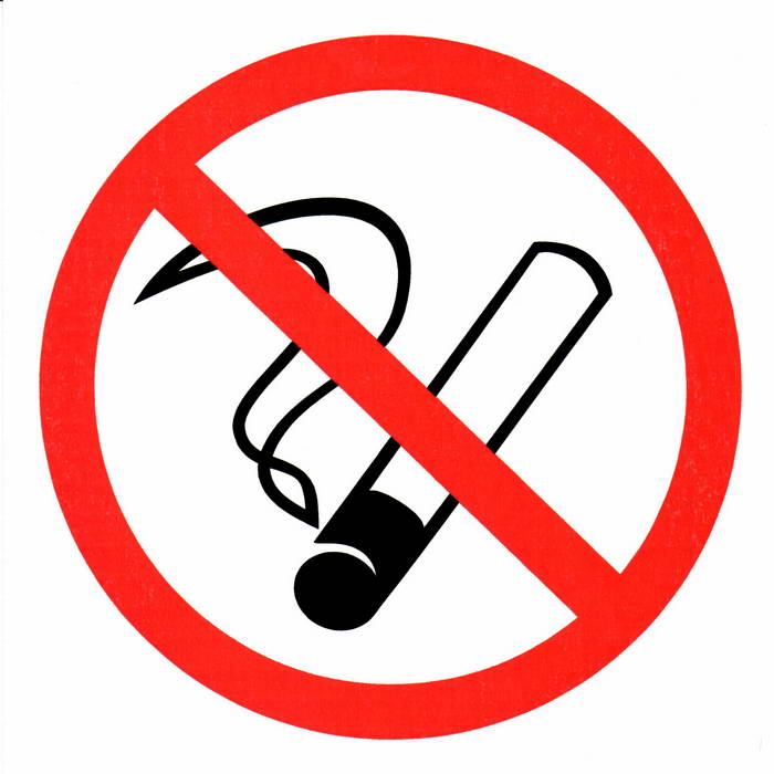 Информационные знаки Курить запрещено 200х200 ЗИП