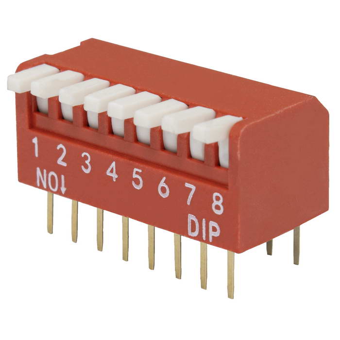 DIP переключатели DP-08 (SWD3-8) RUICHI
