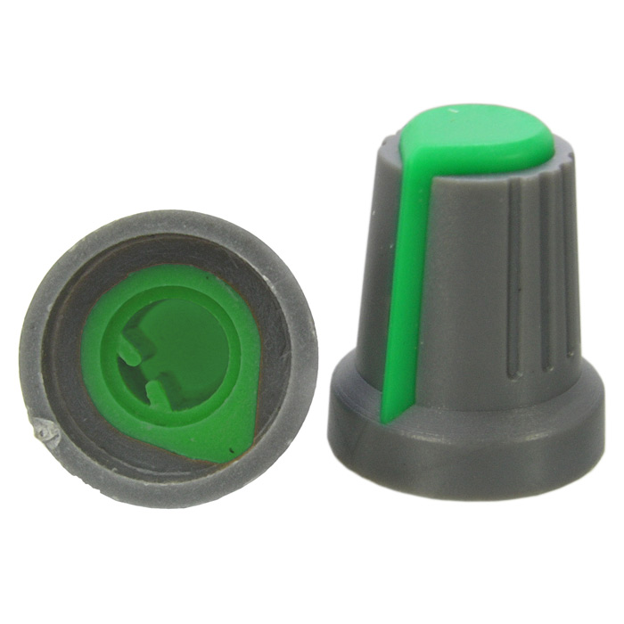 Ручки приборные RR4817 (6mm п.круг зеленый) RUICHI