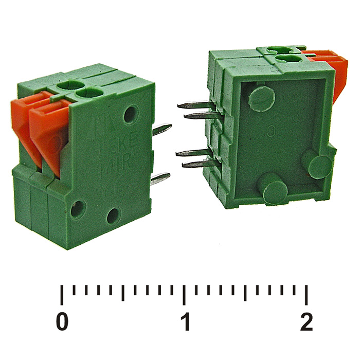 Клеммники нажимные XY123R-2 (2.54 mm) 