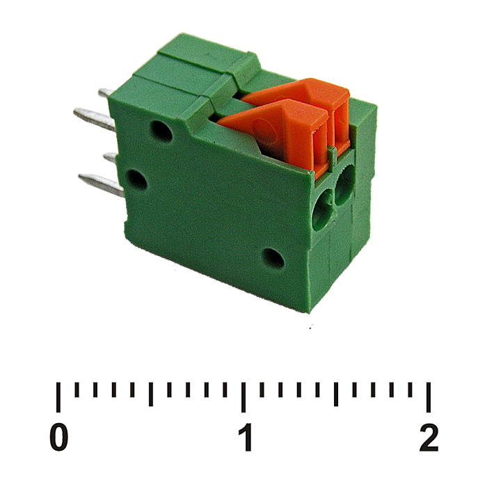 Клеммники нажимные XY123V-2 (2.54 mm) 