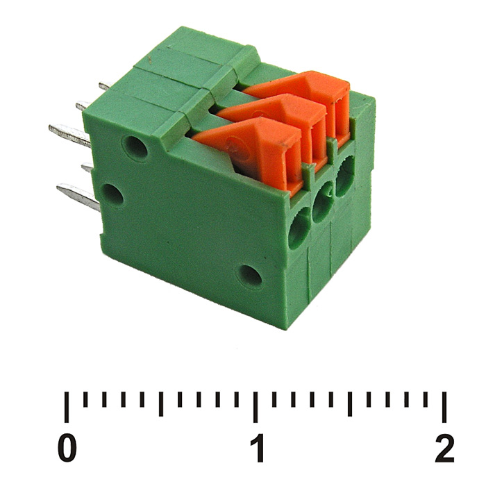 Клеммники нажимные XY123V-3 (2.54 mm) 