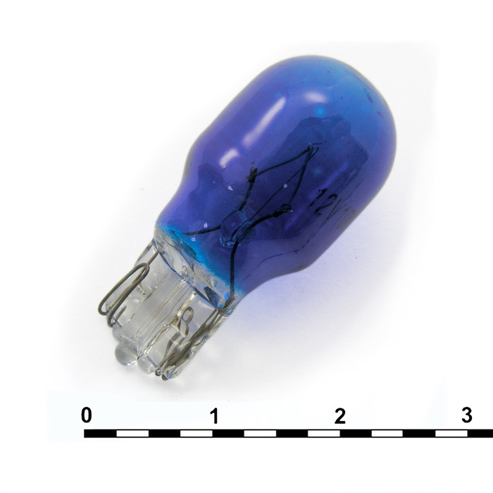 Лампы накаливания 12v-10w       (13x30) синий 