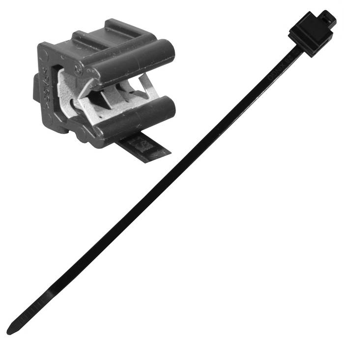 Кабельные стяжки специальные 198х4.8 с фиксатором 01 black RUICHI