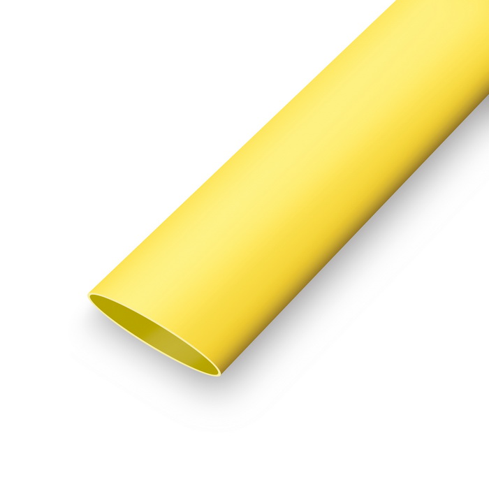 Термоусадка самозатухающая ТУТ нг 1/0,5 мм, желтая RUICHI