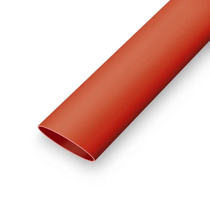 Термоусадка самозатухающая ТУТ нг 1/0,5 мм, красная RUICHI