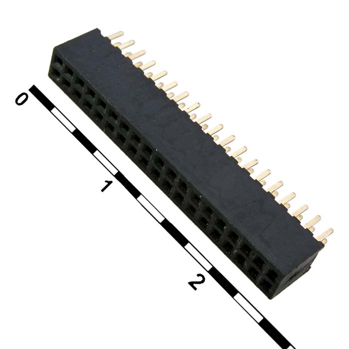 Штыри и гнезда для плат 1.27мм PBL-2x19 