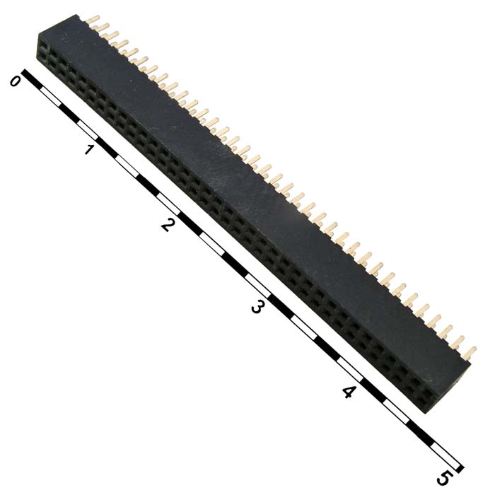 Штыри и гнезда для плат 1.27мм PBL-2x36 