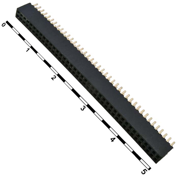 Штыри и гнезда для плат 1.27мм PBL-2x40 