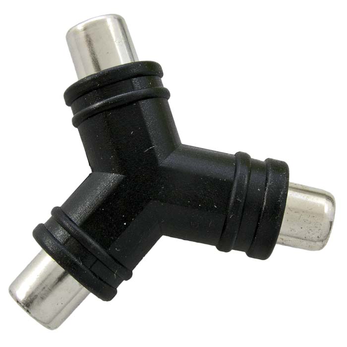 Переходные разъемы 7-0312 / 2RCA P-2*RCA J 