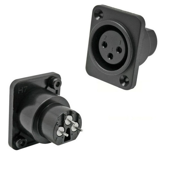 Разъемы микрофонные XLR JD-375 RUICHI