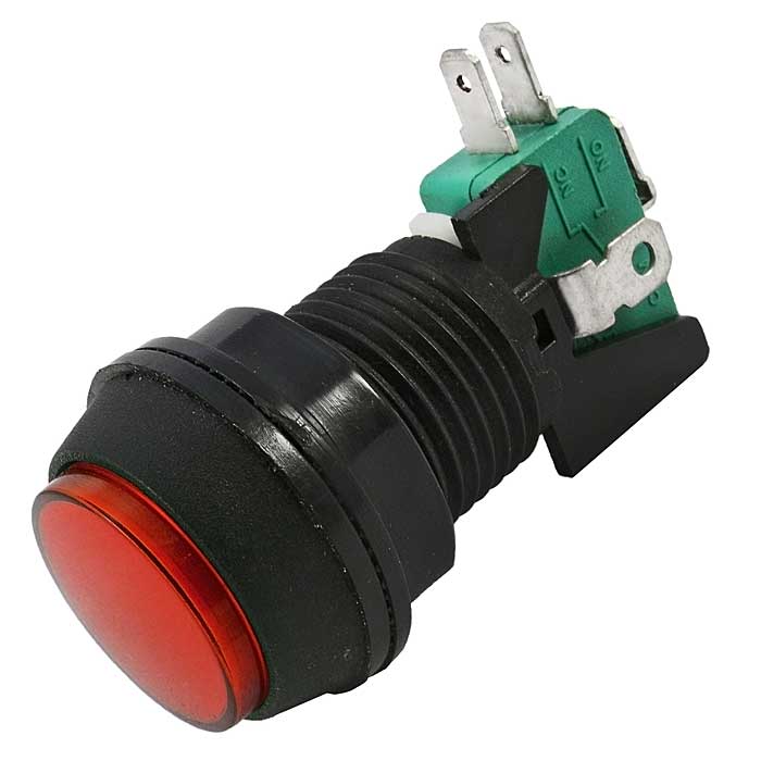 Кнопки GMSI GMSI-7B-C no(nc)+nc(no) red RUICHI