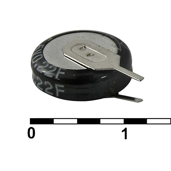 Ионисторы 5R5D11F22V   0.22F 5.5V RUICHI