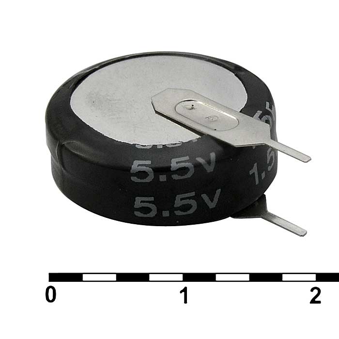 Ионисторы 5R5D18F150V  1.5F  5.5V 