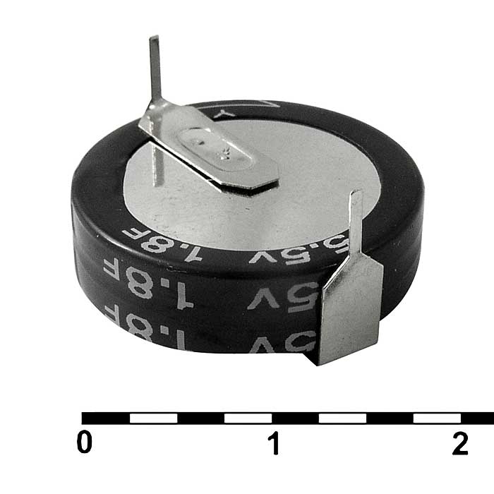 Ионисторы 5R5D20F180H  1.8F  5.5V 