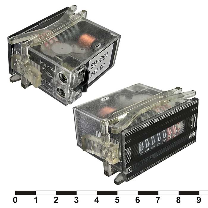 Счетчики моточасов SH-891   24VDC 