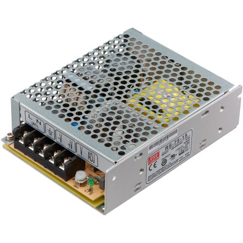 AC/DC преобразователи корпусированные RS-75-15 MW