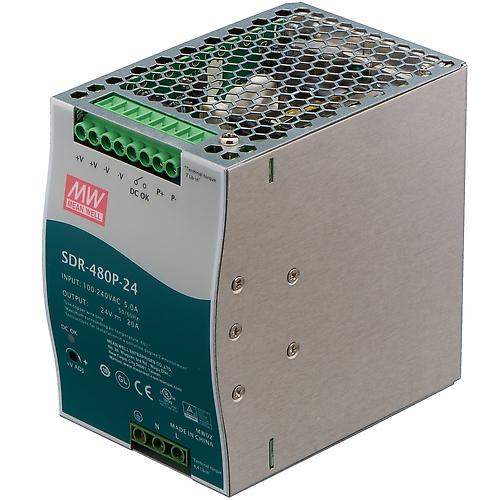 Источники питания на DIN-рейку SDR-480P-24 MW