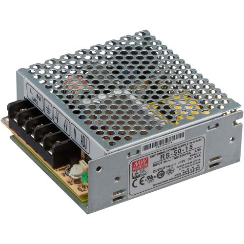 AC/DC преобразователи корпусированные RS-50-15 MW