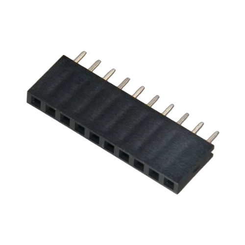 Штыри и гнезда для плат 2.54мм DS1023-1x10S21 CONNFLY