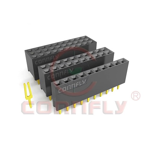 Штыри и гнезда для плат 2.54мм DS1023-1x8S21 CONNFLY