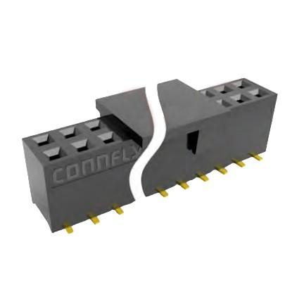 Штыри и гнезда для плат 2.54мм DS1023-11-2x20B8XBS CONNFLY