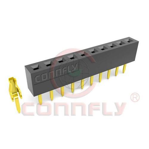 Штыри и гнезда для плат 2.54мм DS1026-01-1x28S8BV CONNFLY