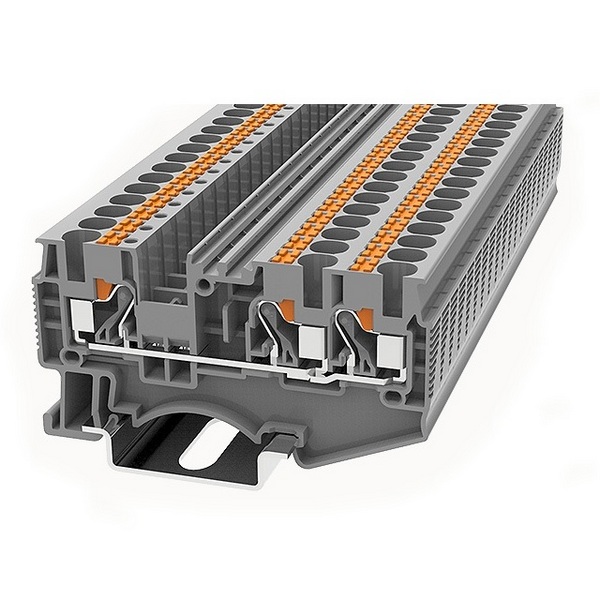 Клеммные колодки на динрейку DS4-TW-01P-11-00AH DEGSON