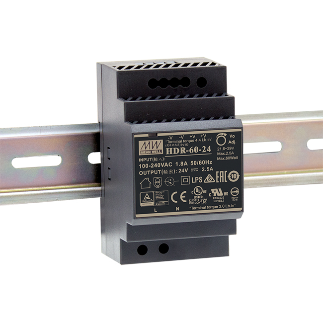 Источники питания на DIN-рейку HDR-60-12 MW