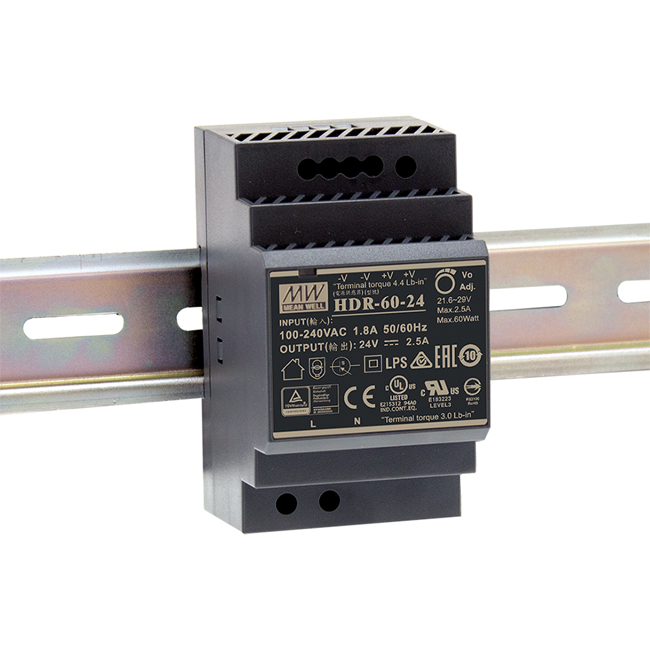 Источники питания на DIN-рейку HDR-60-5 MW