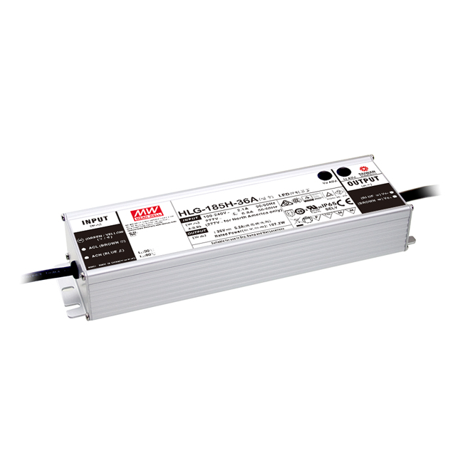 AC/DC драйверы LED HLG-185H-36A MW