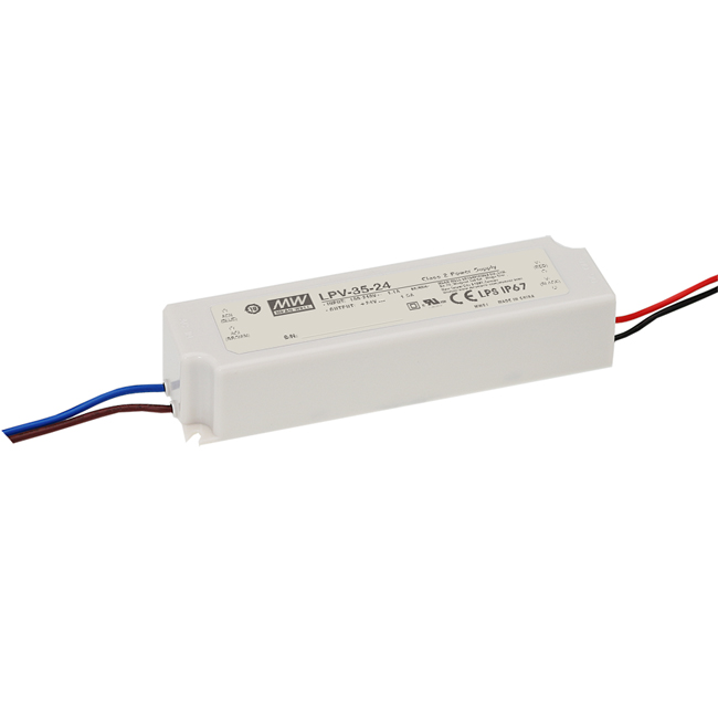 AC/DC драйверы LED LPV-35-24 MW