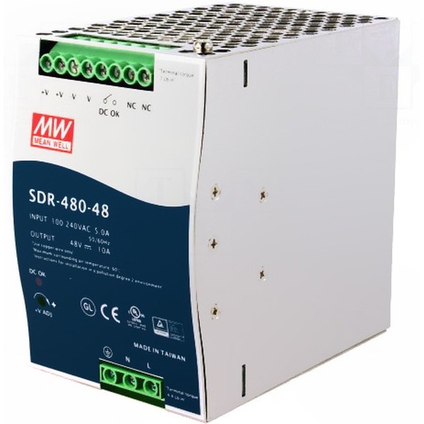 Источники питания на DIN-рейку SDR-480-48 MW