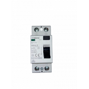 Модульные Устройство защитного отключения NFI2S-40/0.3 УЗО 2P 40A 300mA 2х модуль ISKRA