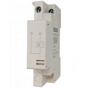 Модульные Аксессуар защиты двигателя UVR-MS31J-380V Расцепитель минимального напряжения 1х модуль Elcomtech