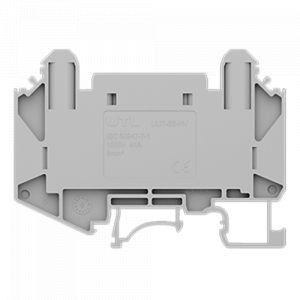 Клеммные колодки Клемма Проходная винтовая UUT-6S-HV-GY 2-проводная 6 мм2 серая на DIN рейку UTL
