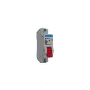 Модульные Автоматический выключатель миниатюрный MCB31J-6-1C50AC 1P 50A C 6kA 1х модуль Elcomtech