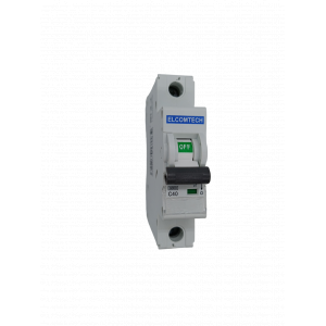 Модульные Автоматический выключатель миниатюрный MCB21B-6-1C40AC 1P 40A C 6kA AC 1х модуль Elcomtech