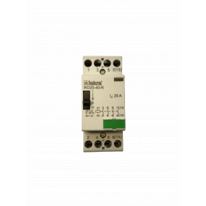 Контакторы Контактор модульный IKD25-40-R/230/220V 25A 4NO 0NC 220VAC/DC 1х модуль ISKRA