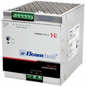 Источники AC/DC Блок питания AC/DC на DIN рейку ADSDR-960-24 960W 24V 40A Металл Elcomtech