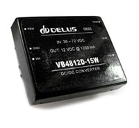 Преобразователи AC/DC DC/DC  PVB4805D-15W DELUS