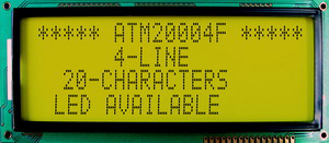 ЖК индикаторы символьные ATM2004F-MS-GBW ARROWTECH
