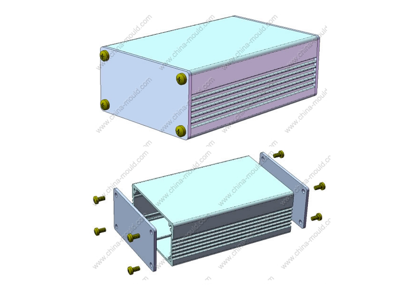 Корпуса для РЭА 17-130-1 1000mm SANHE