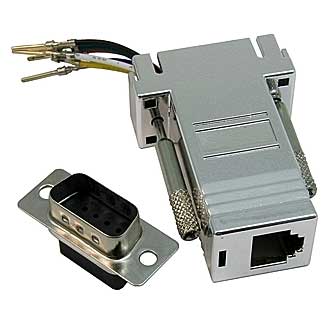 D-SUB переходники DN9M-RJ11  D-SUB переходники DN9M-RJ11