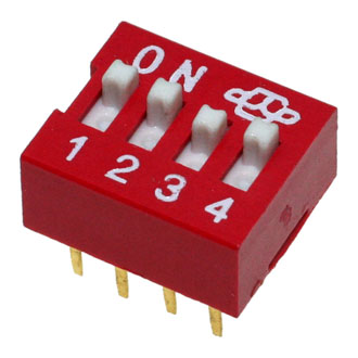 DIP переключатели DS-04 (SWD1-4) RUICHI