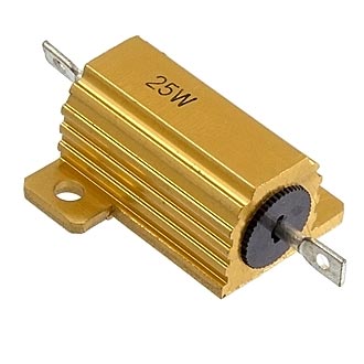 Мощные постоянные резисторы RX24 25W 5% 1R     RUICHI