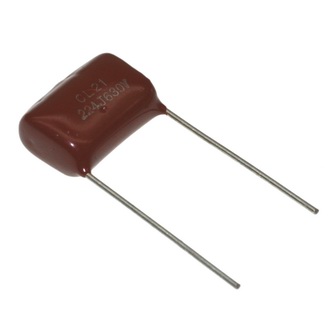Металлопленочные конденсаторы 0.22uf    630v  10%  CL21 RUICHI