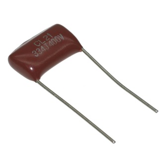 Металлопленочные конденсаторы 0.33uf    400v  10%  CL21 RUICHI